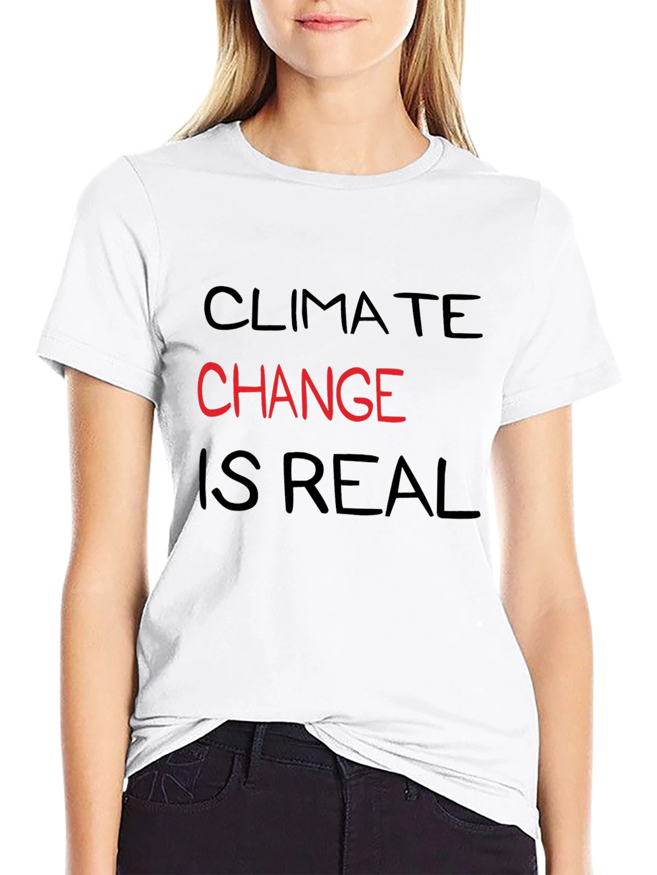Climate Change Awareness T-Shirt - Black