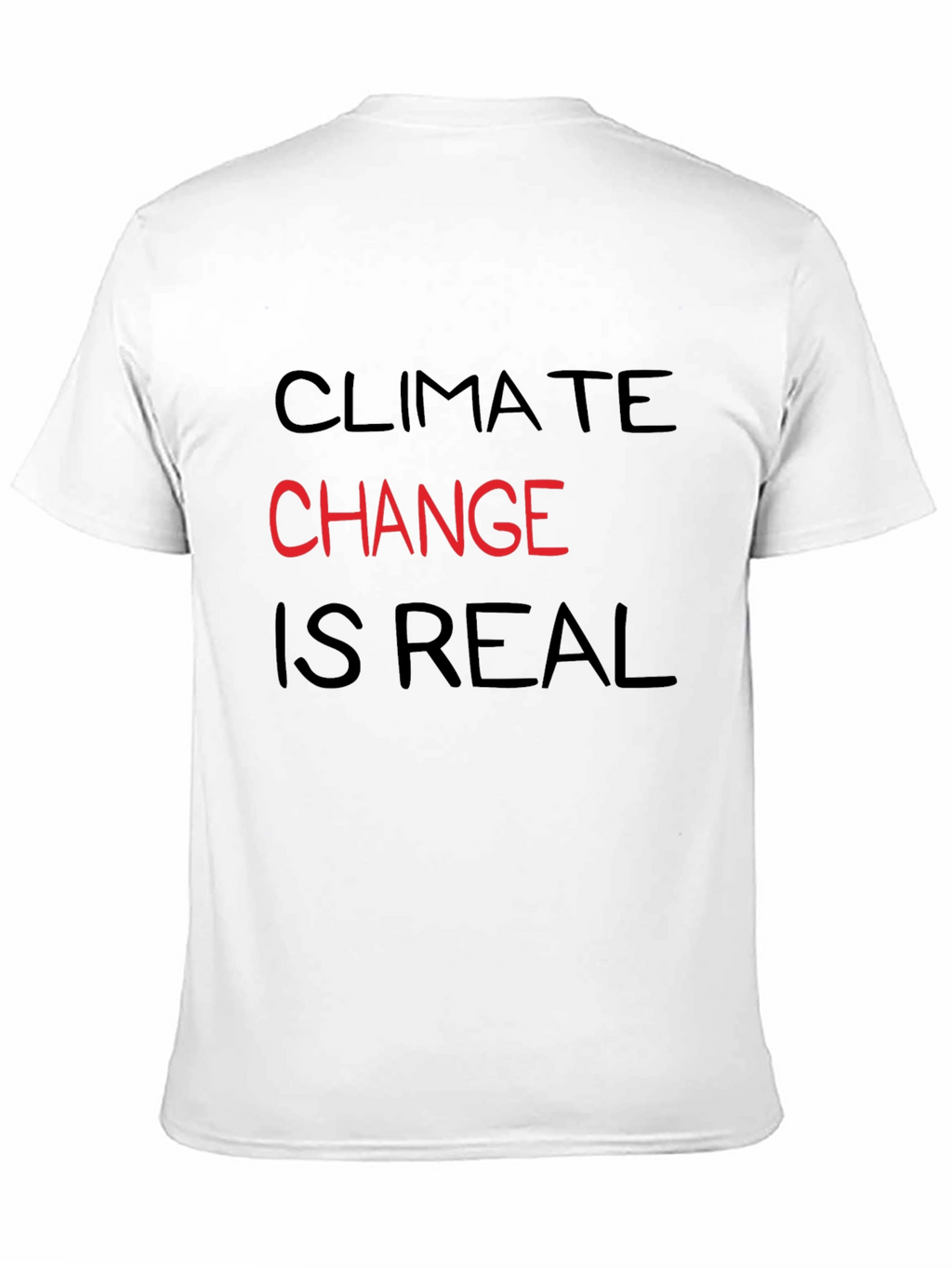 Climate Change Awareness T-Shirt - Black