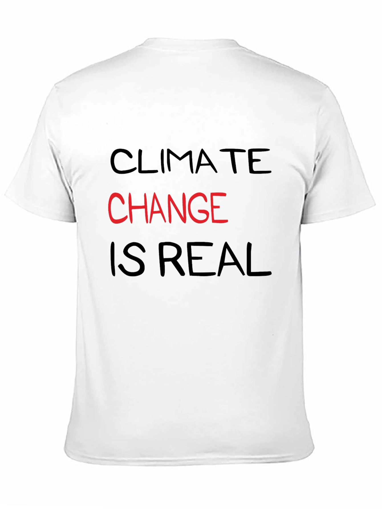 Climate Change Awareness T-Shirt - Black