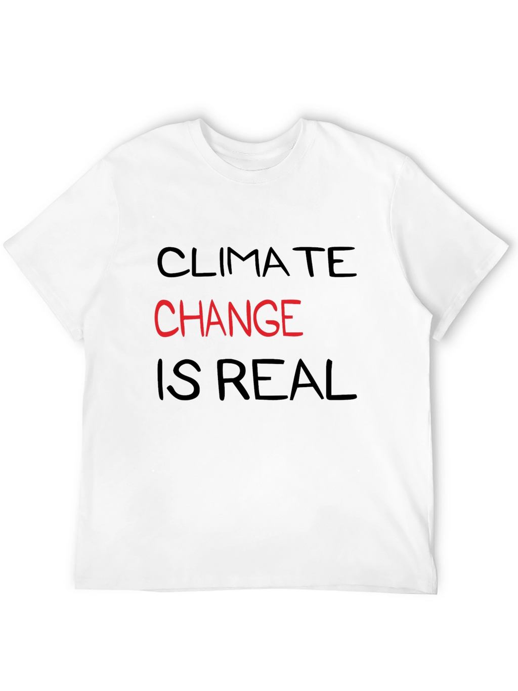 Climate Change Awareness T-Shirt - Black