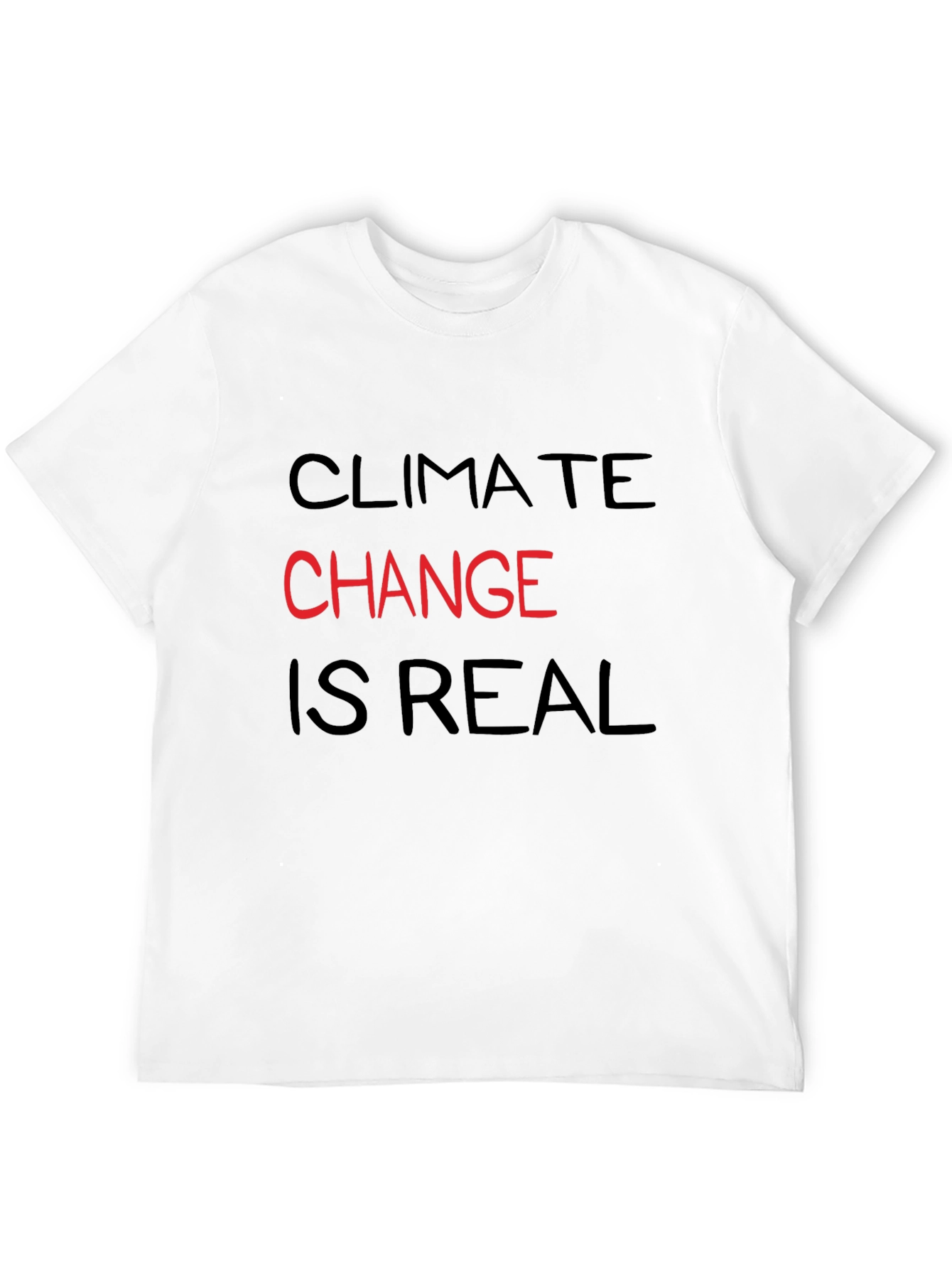 Climate Change Awareness T-Shirt - Black