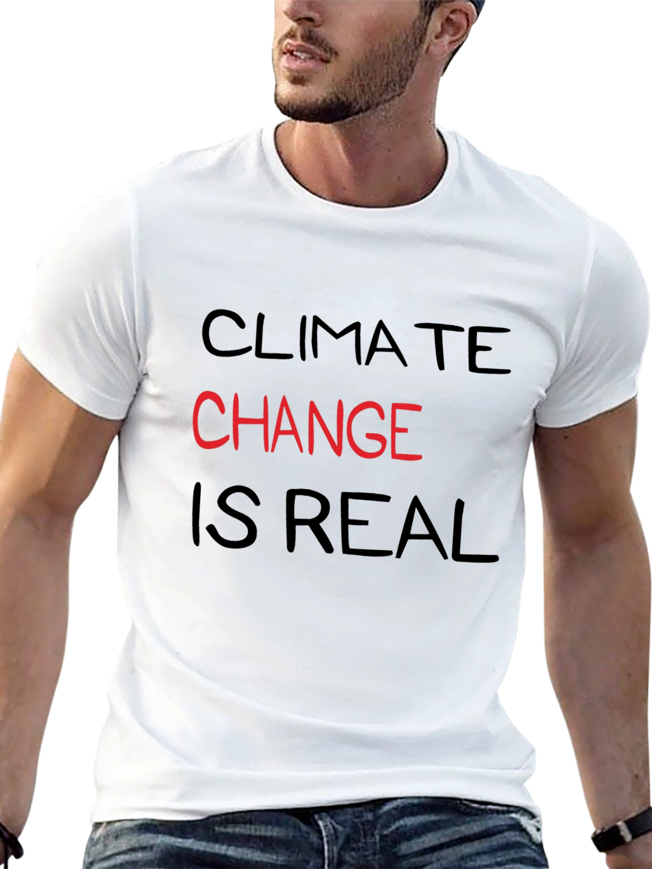 Climate Change Awareness T-Shirt - Black