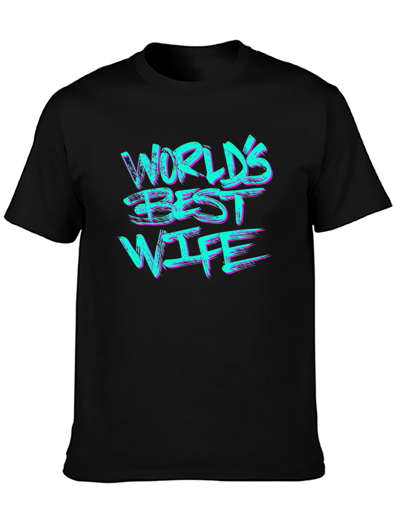 Worlds Best Wife T-Shirt Black Graphic Tee