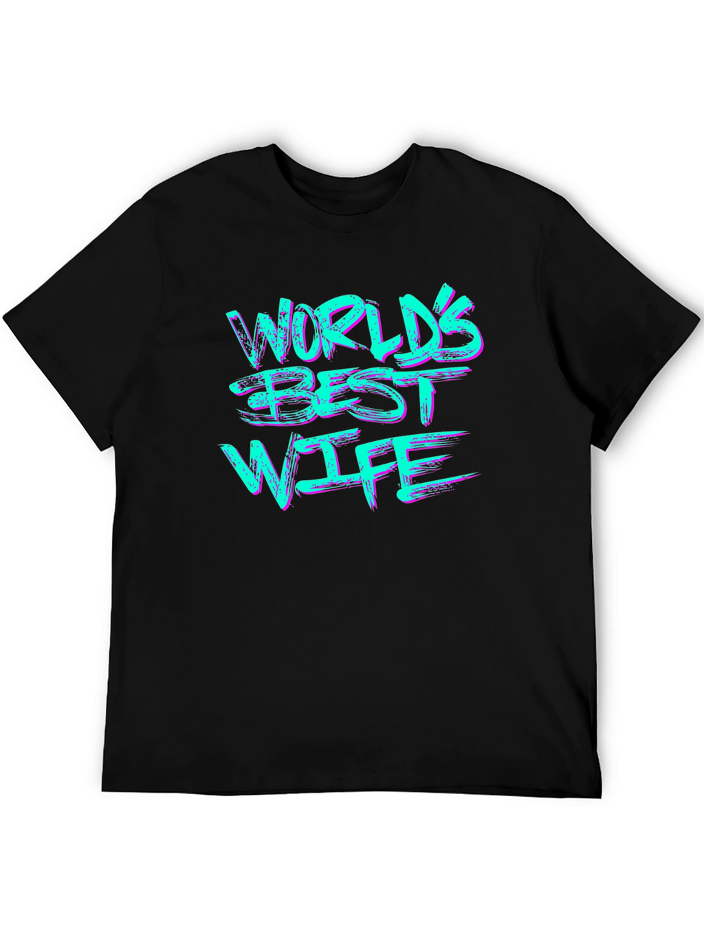 Worlds Best Wife T-Shirt Black Graphic Tee