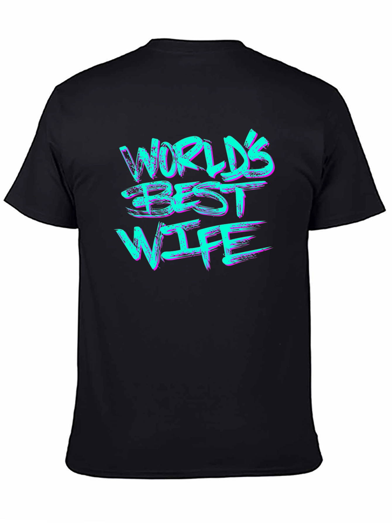 Worlds Best Wife T-Shirt Black Graphic Tee