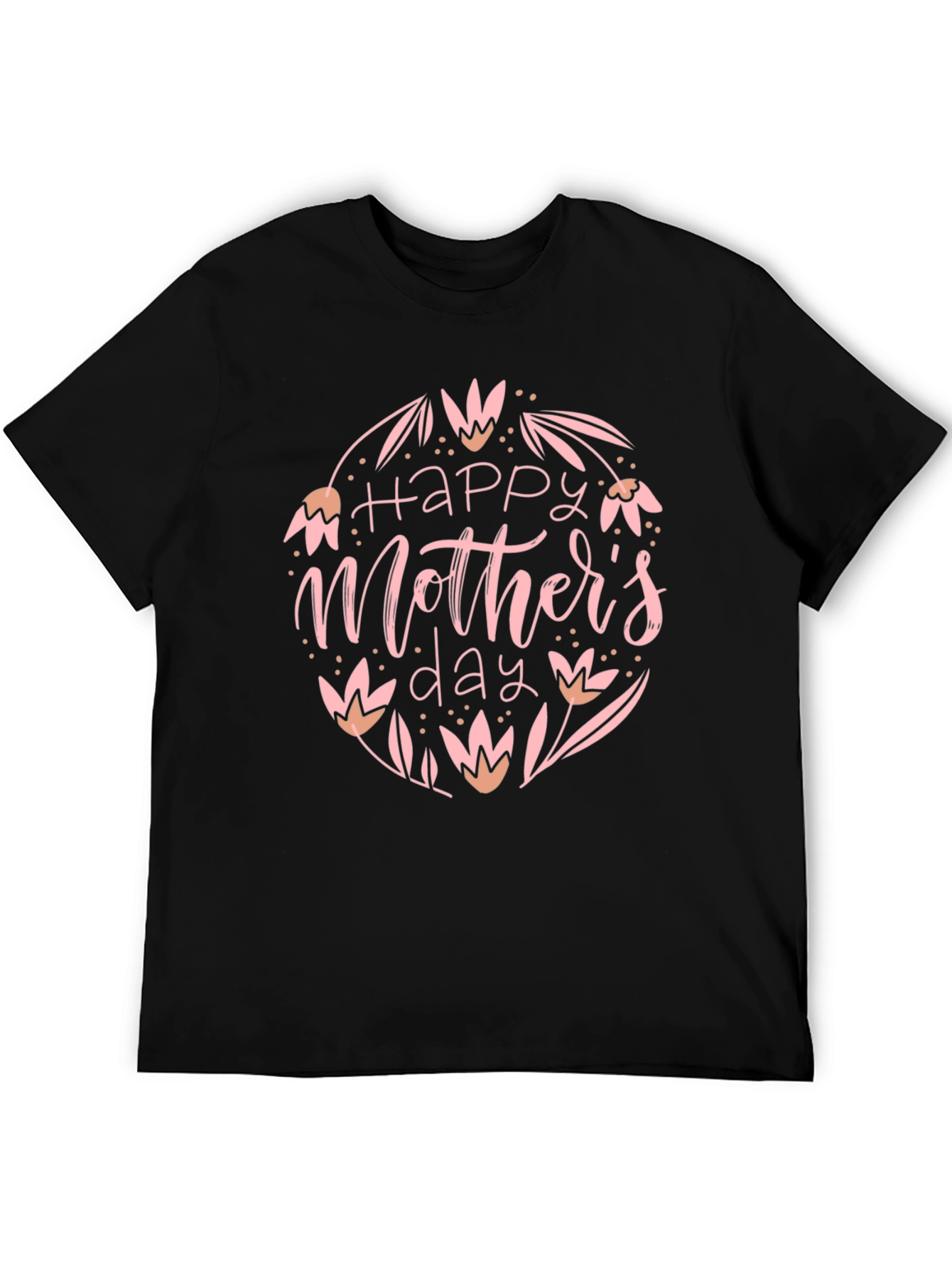 Happy Mothers Day T-Shirt - Floral Design