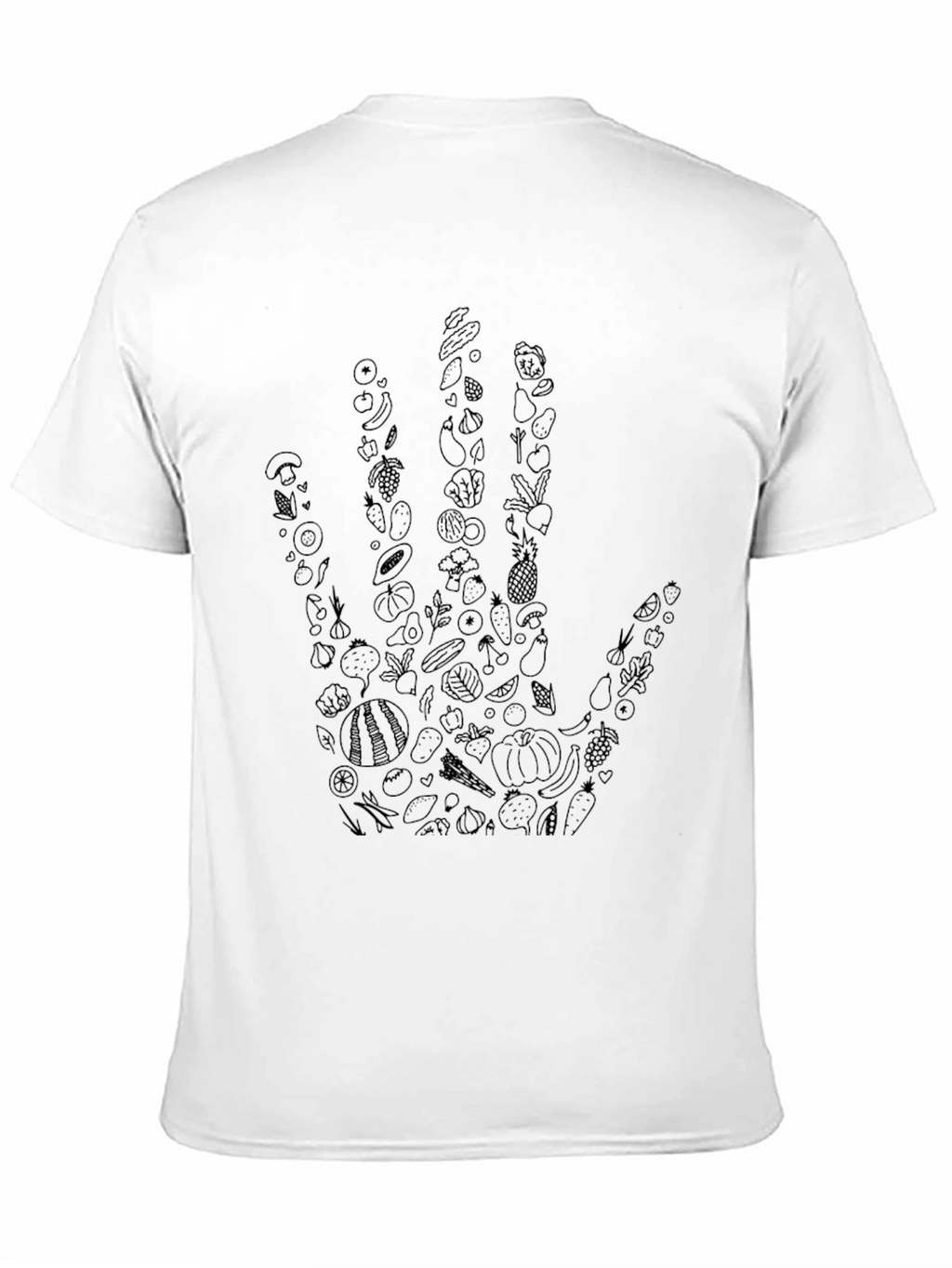 Hand Made of Produce Graphic Tee - Black