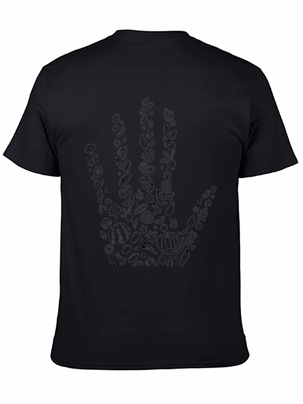Hand Made of Produce Graphic Tee - Black