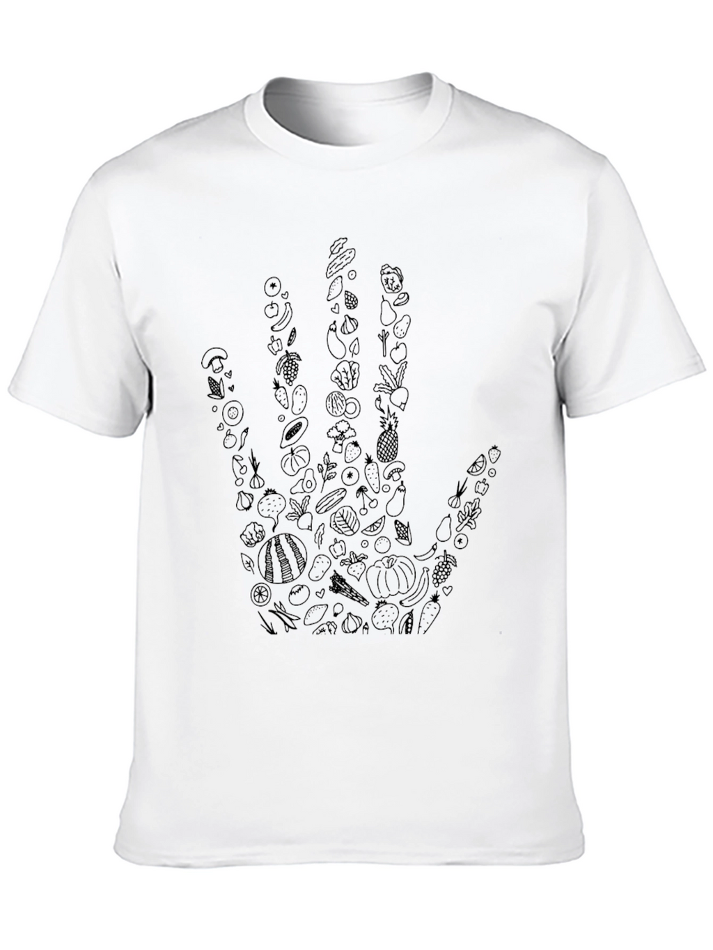 Hand Made of Produce Graphic Tee - Black