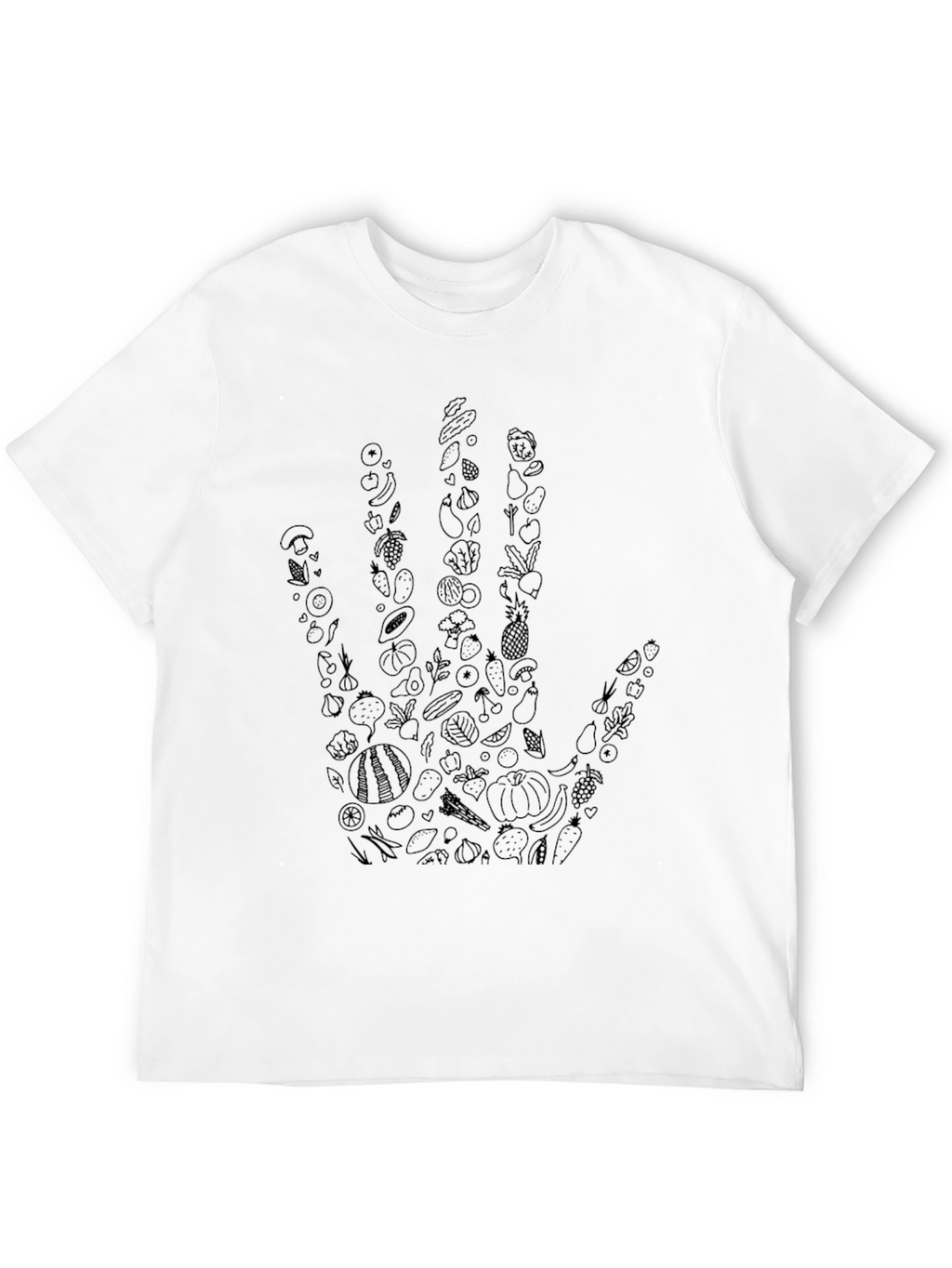 Hand Made of Produce Graphic Tee - Black