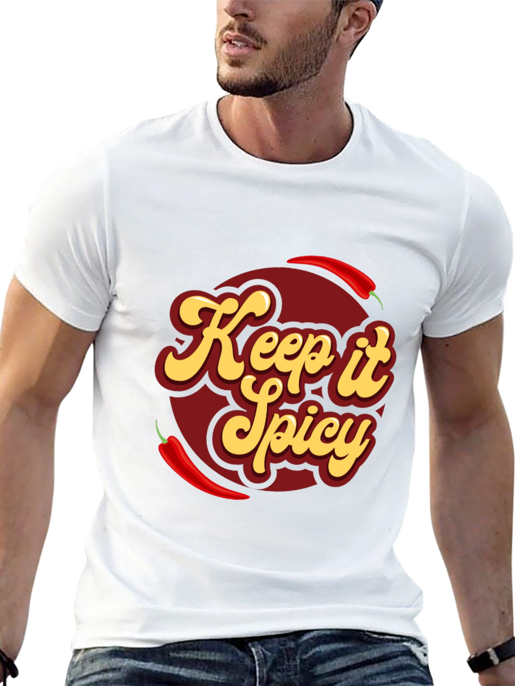 Keep it Spicy T-Shirt - Chili Pepper Design