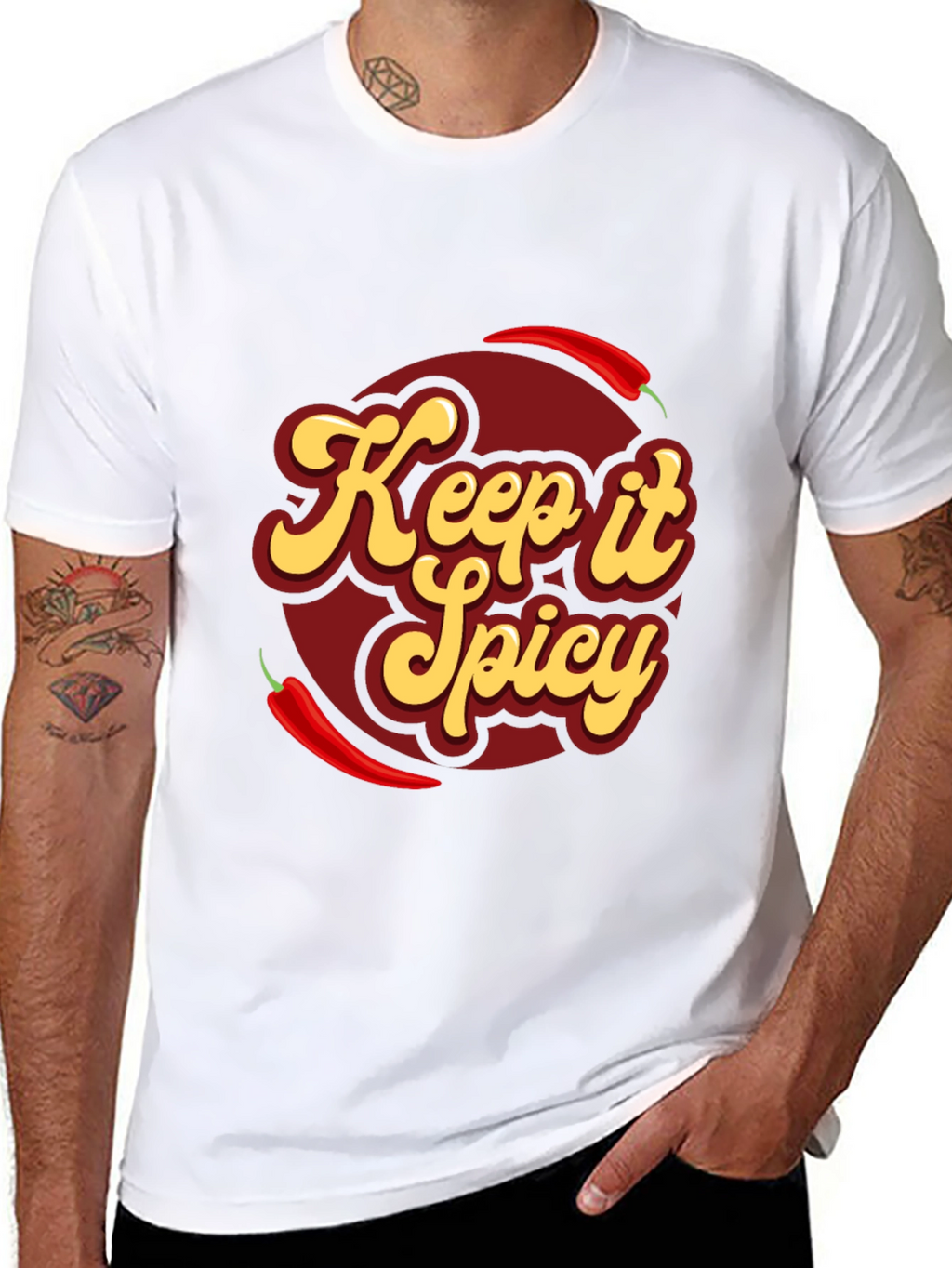 Keep it Spicy T-Shirt - Chili Pepper Design