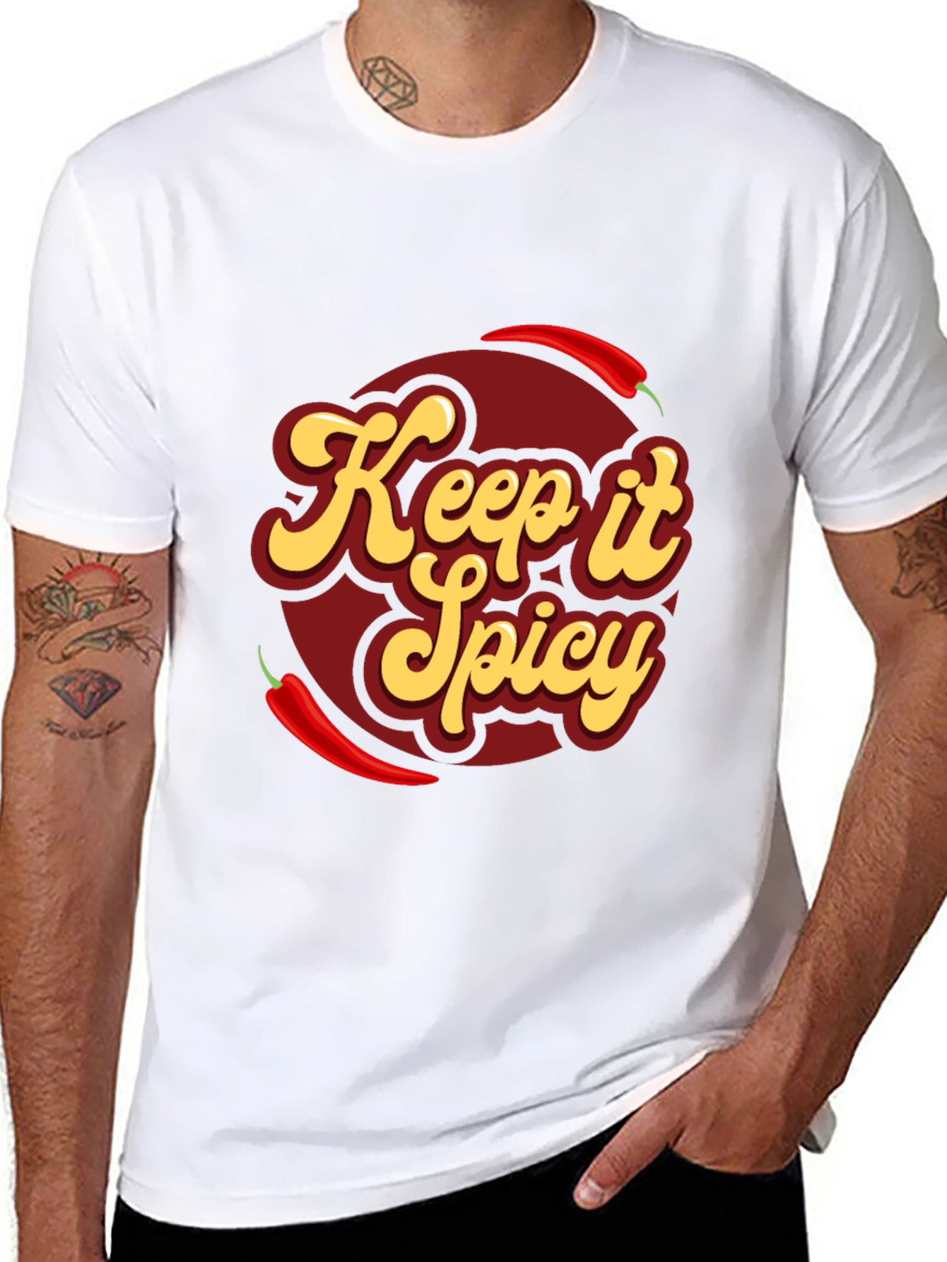 Keep it Spicy T-Shirt - Chili Pepper Design