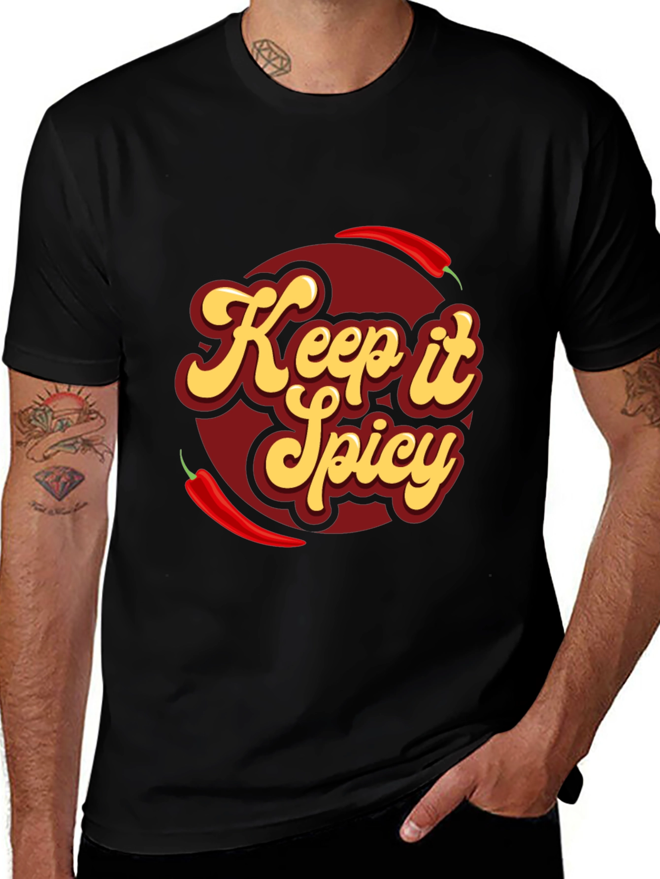 Keep it Spicy T-Shirt - Chili Pepper Design