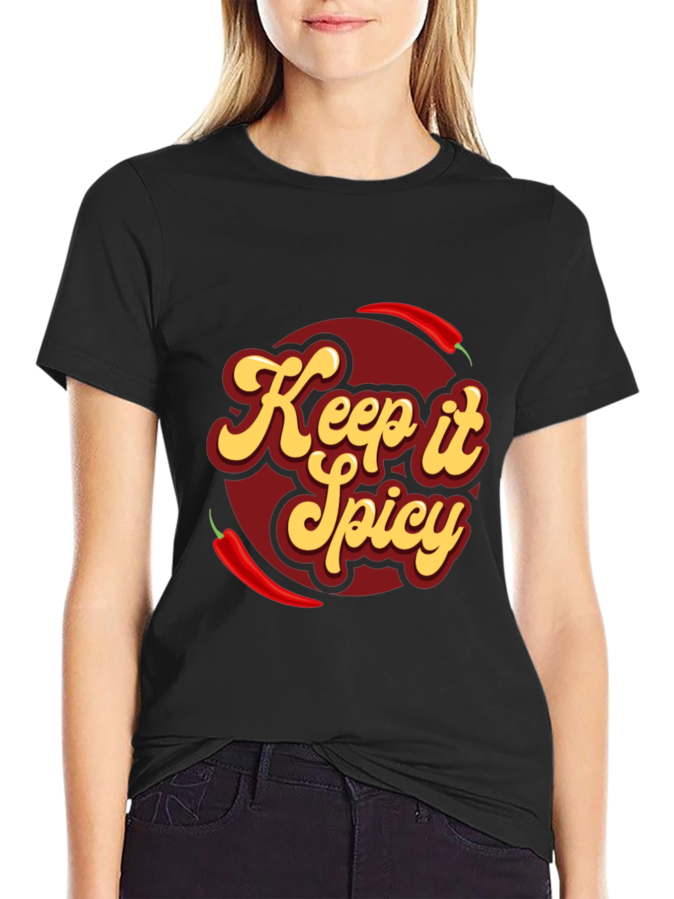 Keep it Spicy T-Shirt - Chili Pepper Design