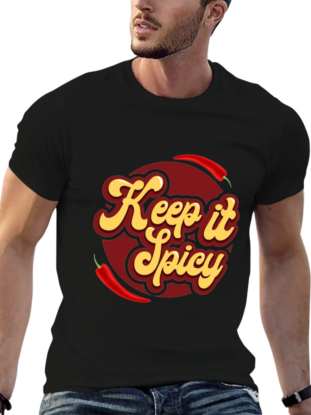 Keep it Spicy T-Shirt - Chili Pepper Design