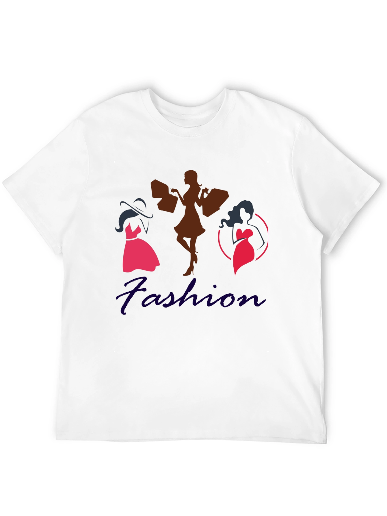 Fashion Illustration Black T-Shirt