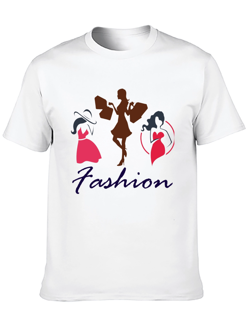 Fashion Illustration Black T-Shirt
