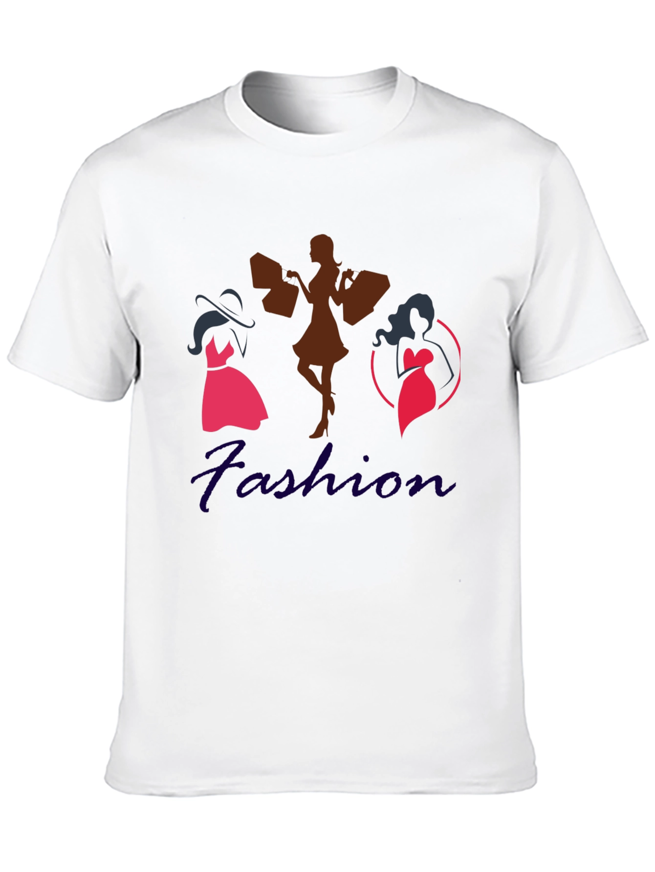 Fashion Illustration Black T-Shirt