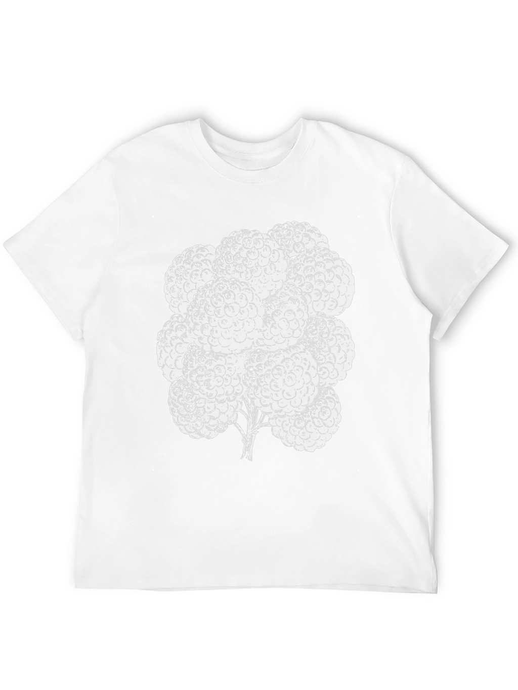 Raspberry Graphic Tee - Black Cotton T-Shirt