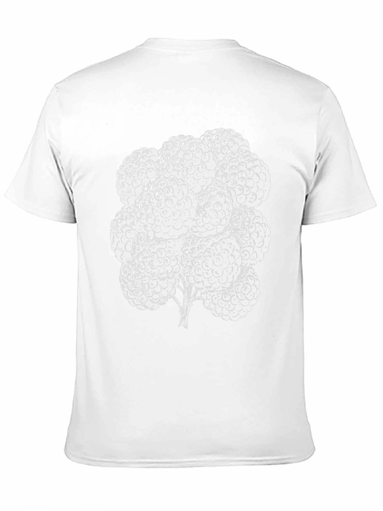 Raspberry Graphic Tee - Black Cotton T-Shirt