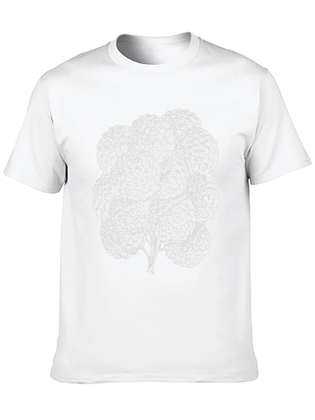 Raspberry Graphic Tee - Black Cotton T-Shirt
