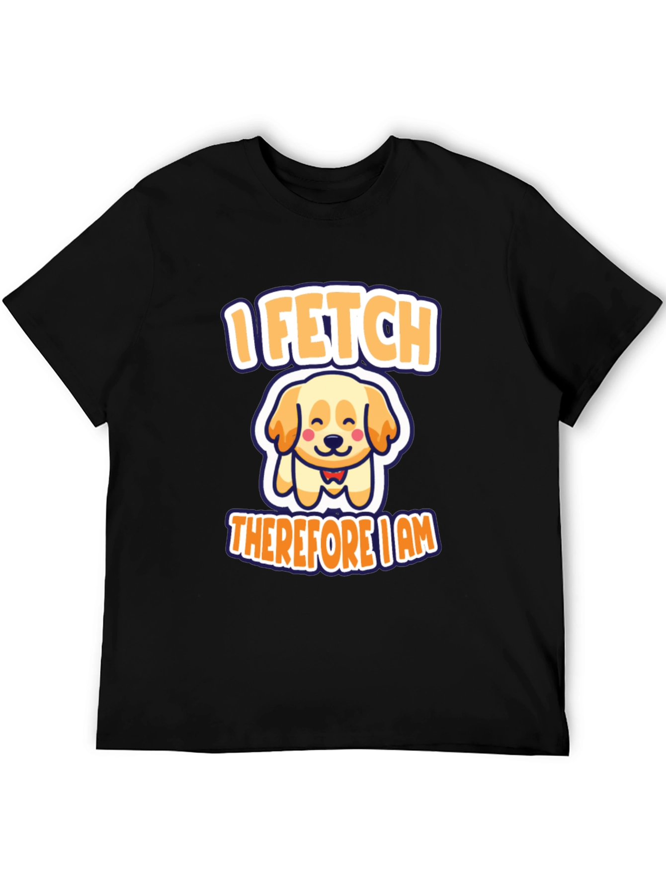 I Fetch Therefore I Am Dog T-Shirt