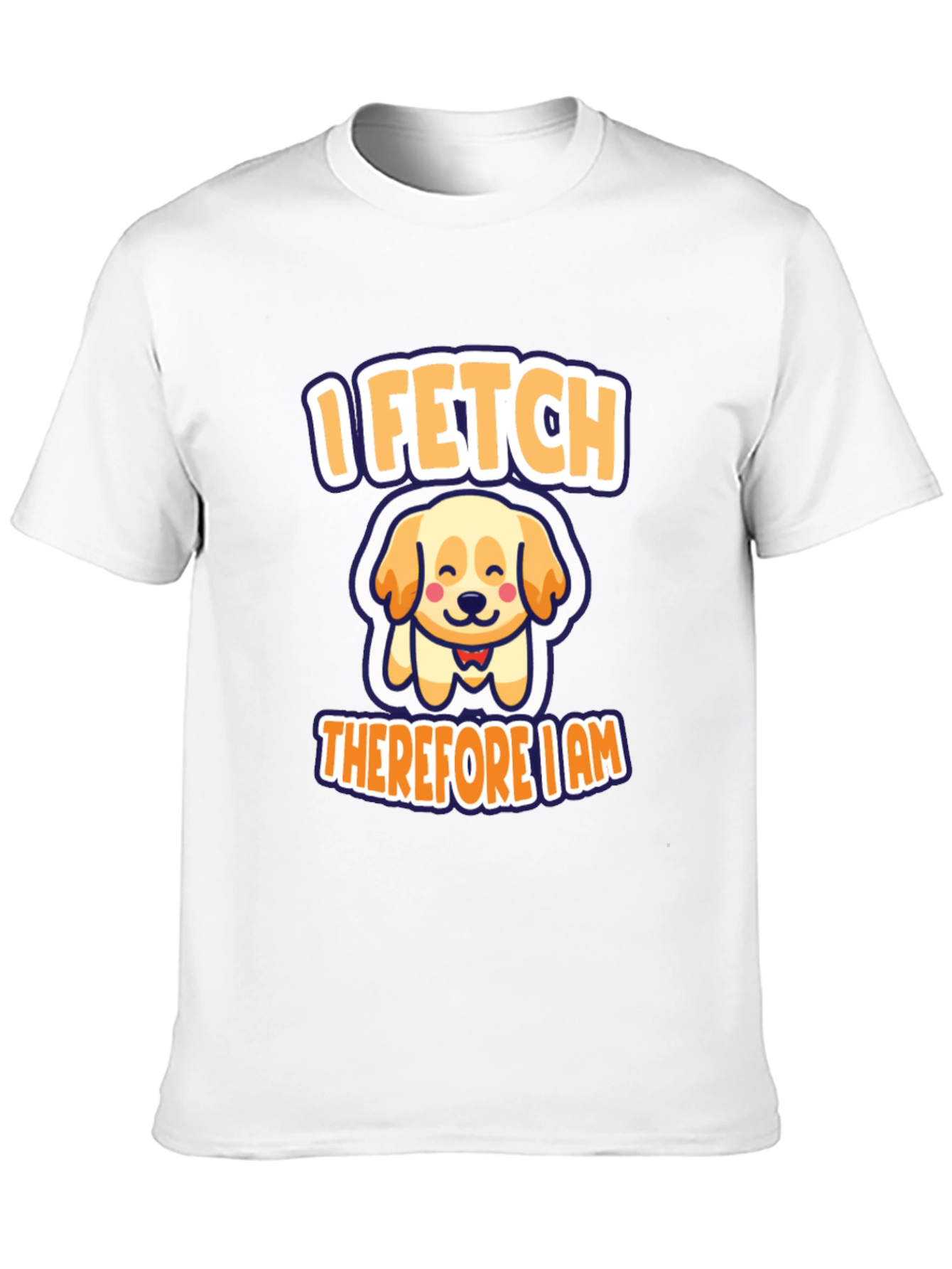 I Fetch Therefore I Am Dog T-Shirt