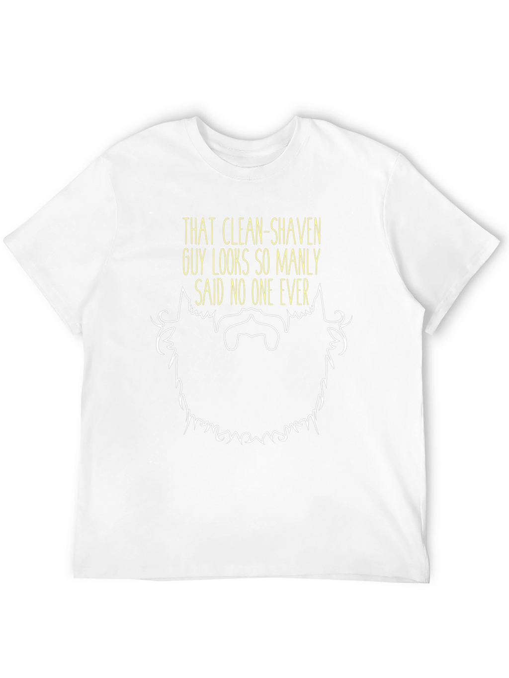 Funny Bearded Man Graphic T-Shirt