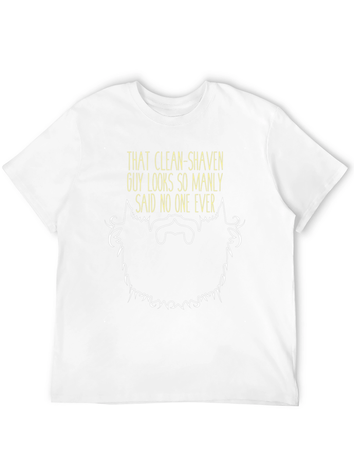 Funny Bearded Man Graphic T-Shirt