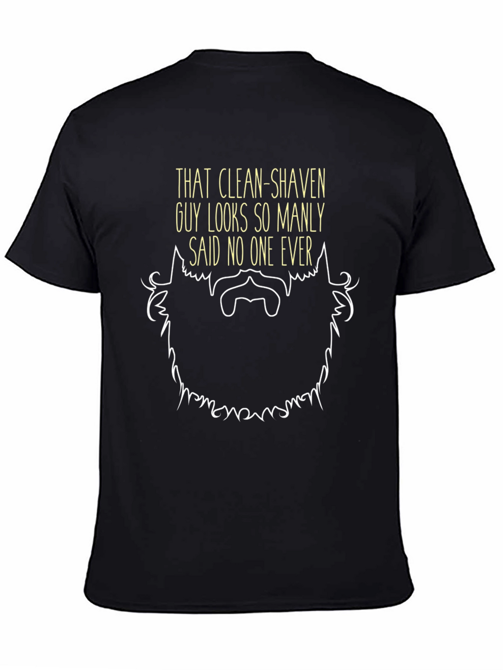 Funny Bearded Man Graphic T-Shirt