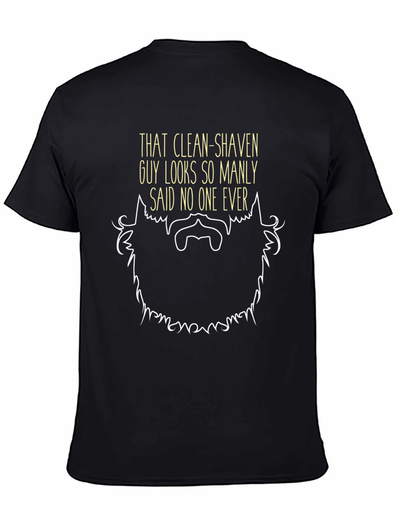 Funny Bearded Man Graphic T-Shirt