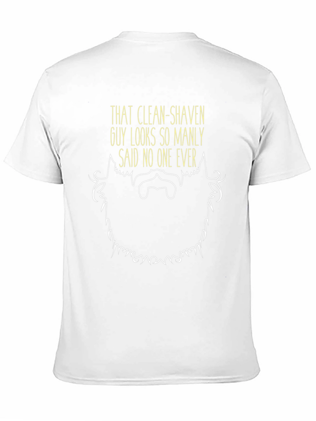 Funny Bearded Man Graphic T-Shirt