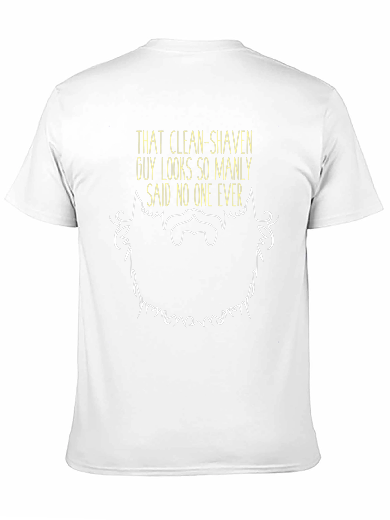 Funny Bearded Man Graphic T-Shirt