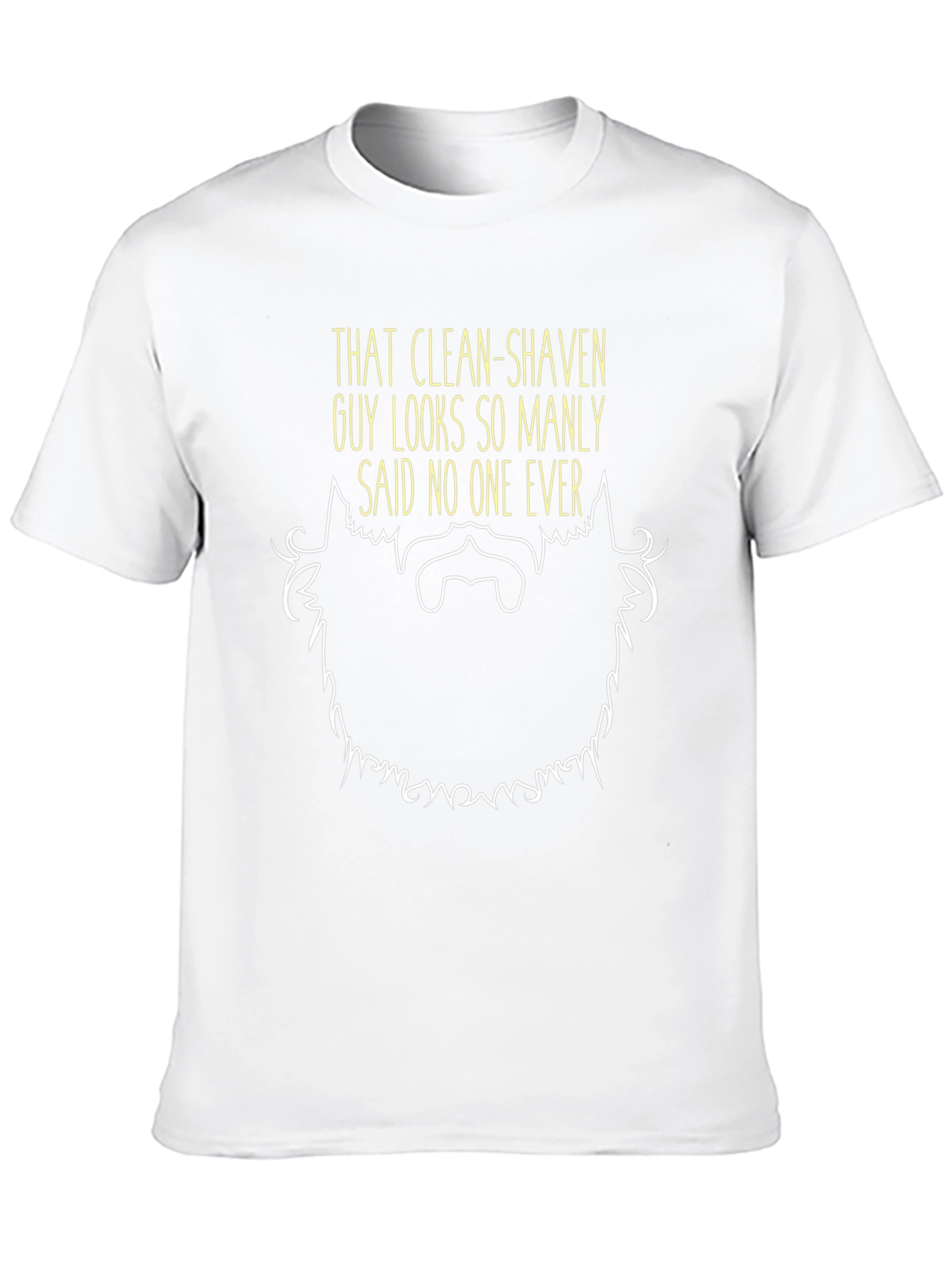 Funny Bearded Man Graphic T-Shirt