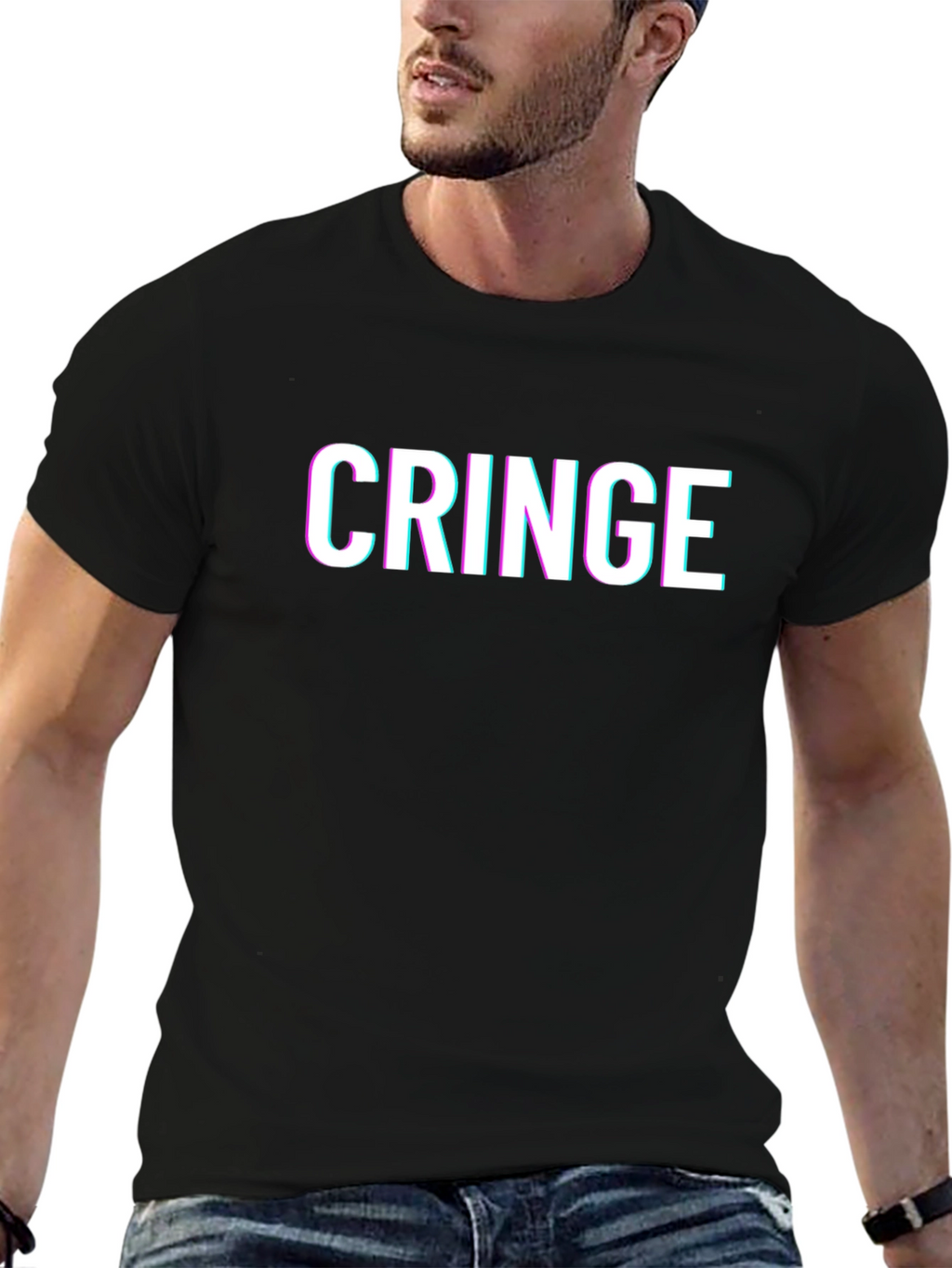 Cringe Graphic T-Shirt - Casual Style