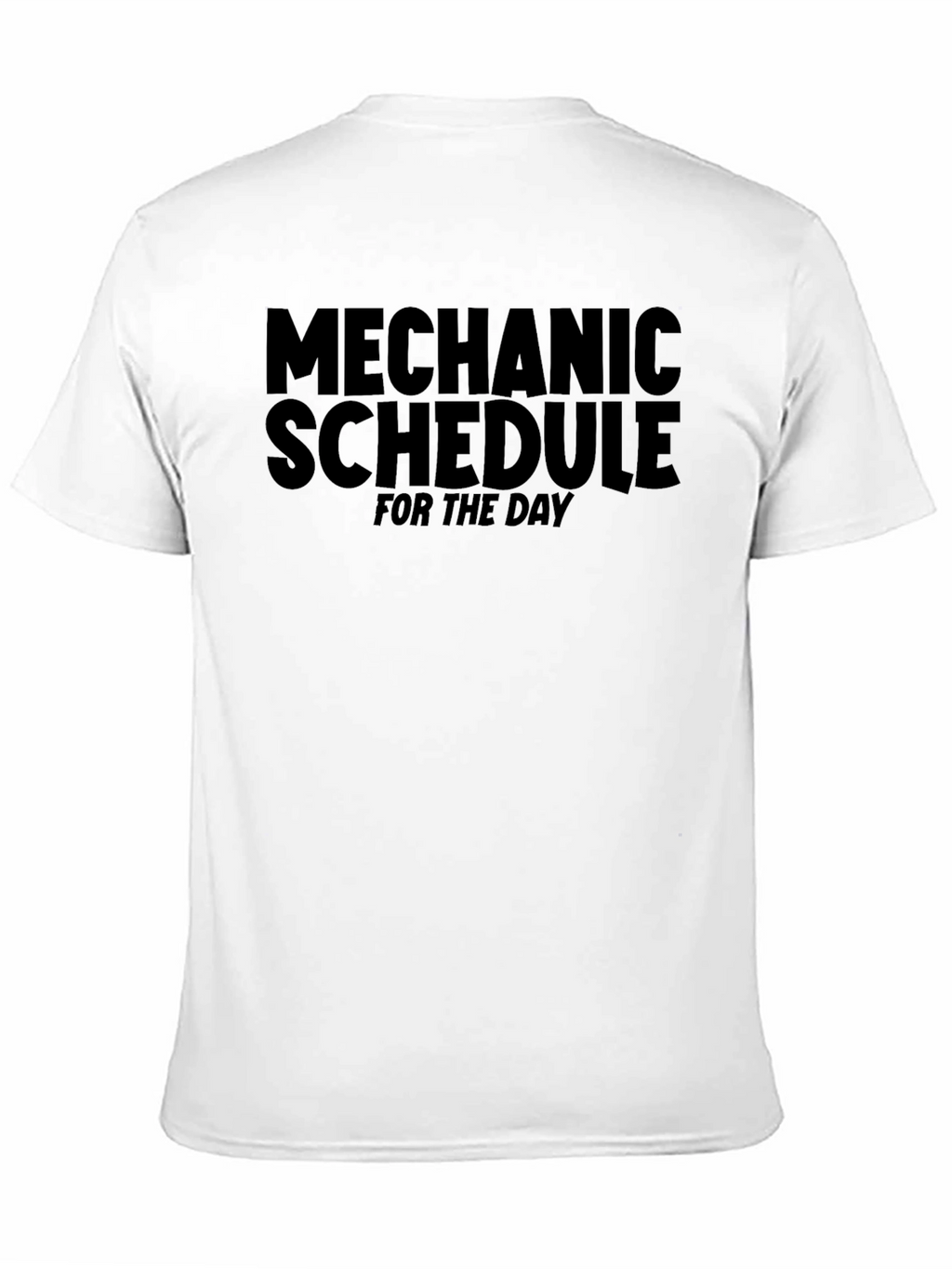 Mechanic Schedule Black T-Shirt