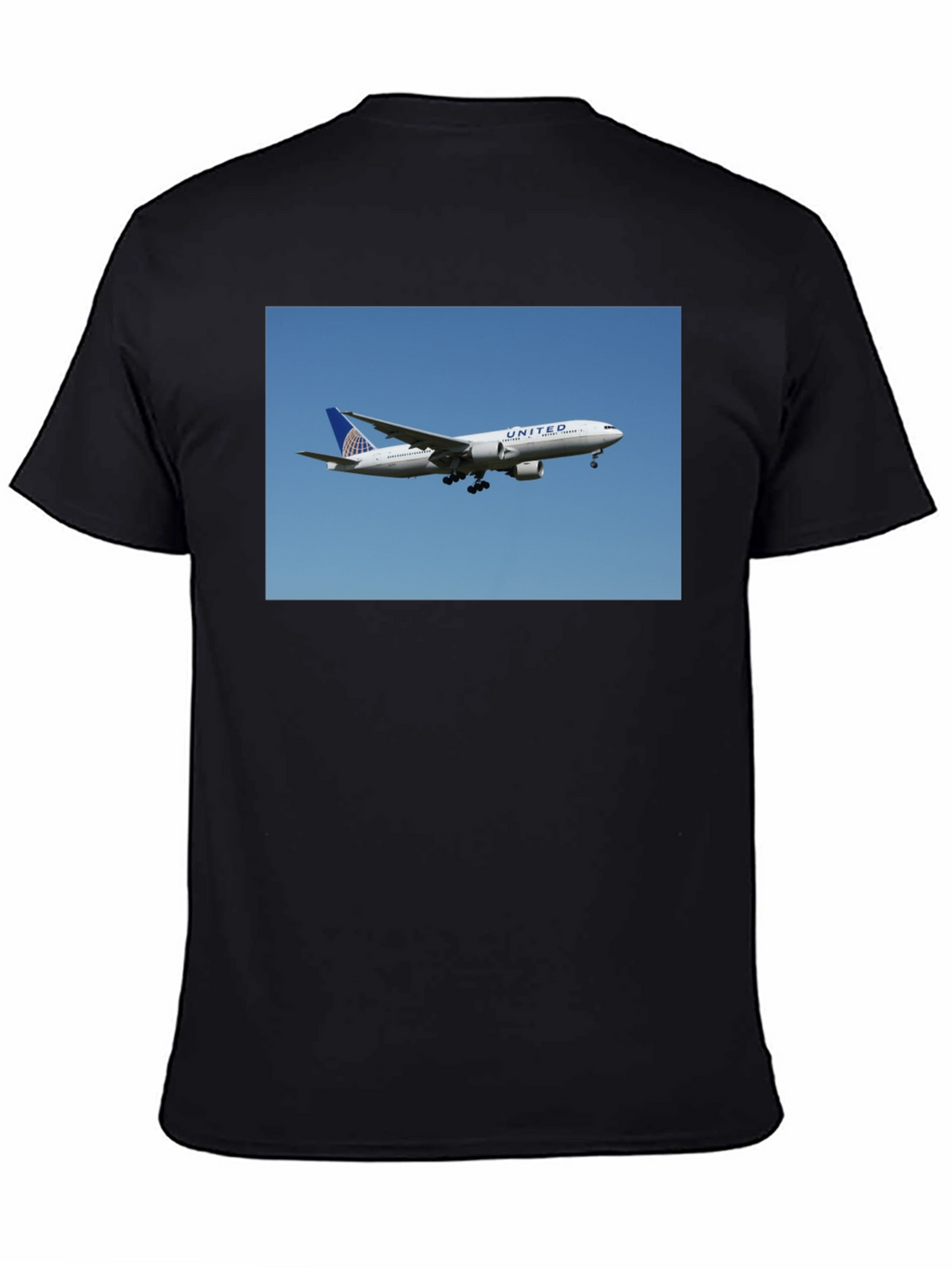 United Airlines Plane Graphic Tee