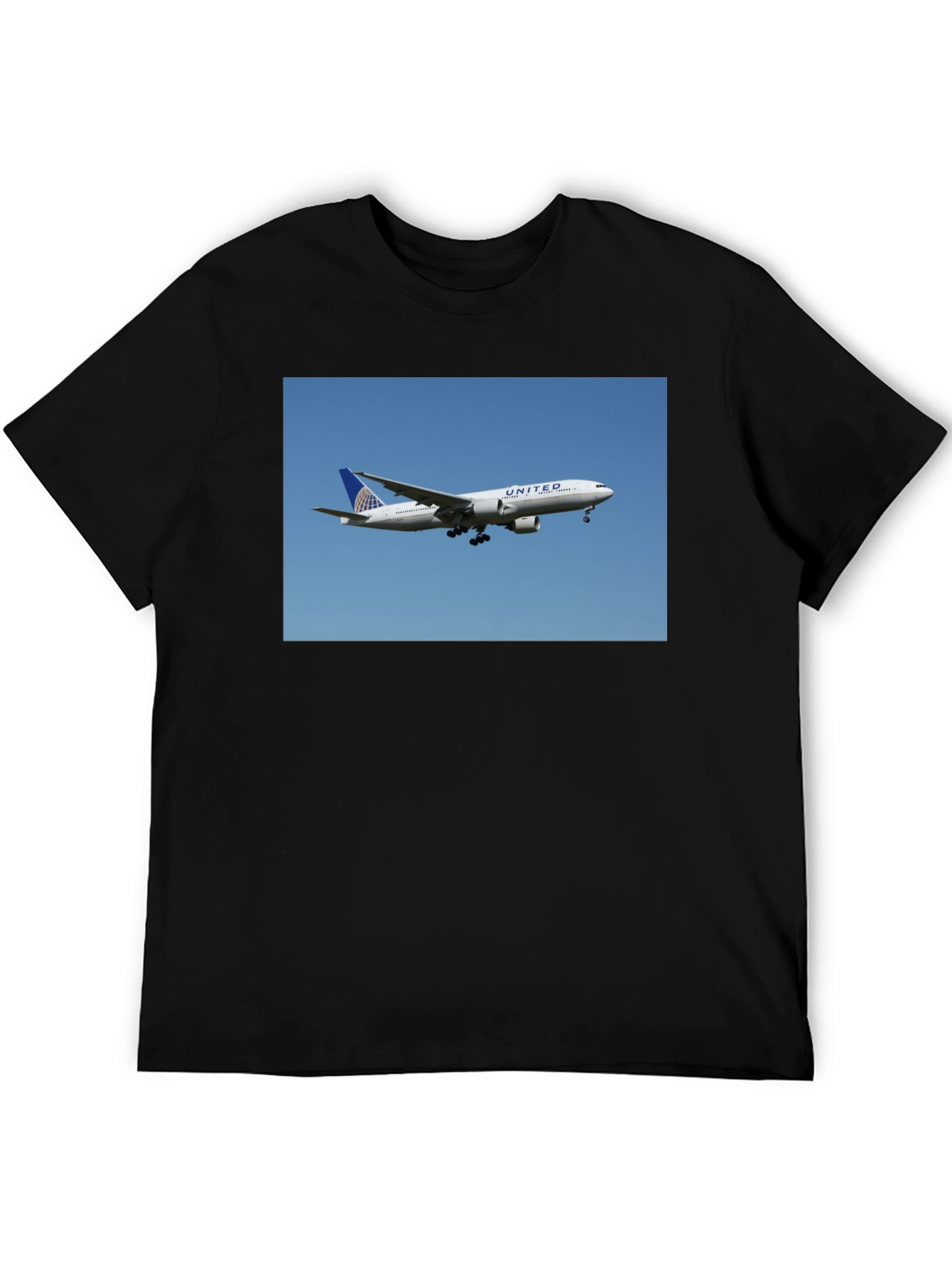 United Airlines Plane Graphic Tee