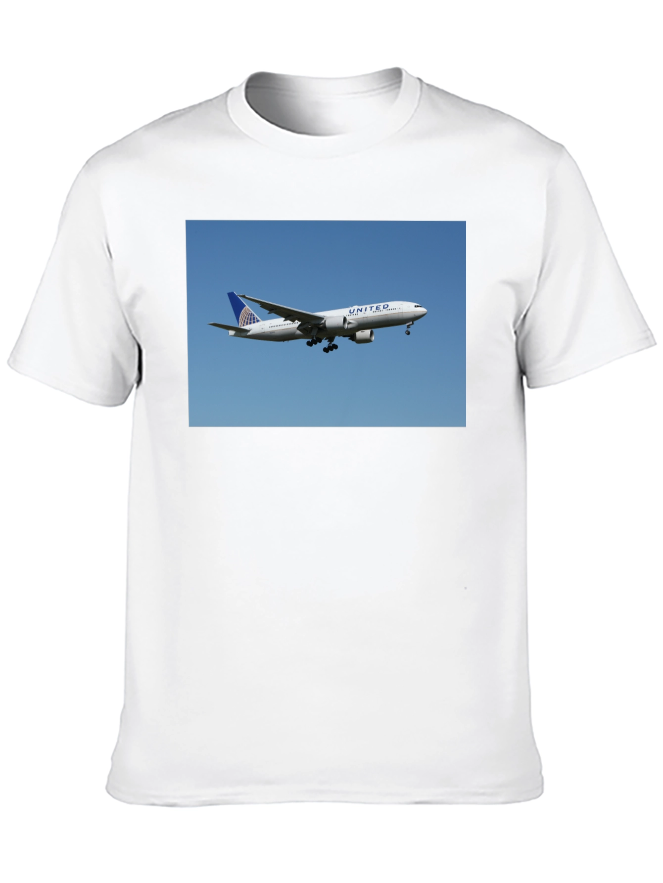 United Airlines Plane Graphic Tee