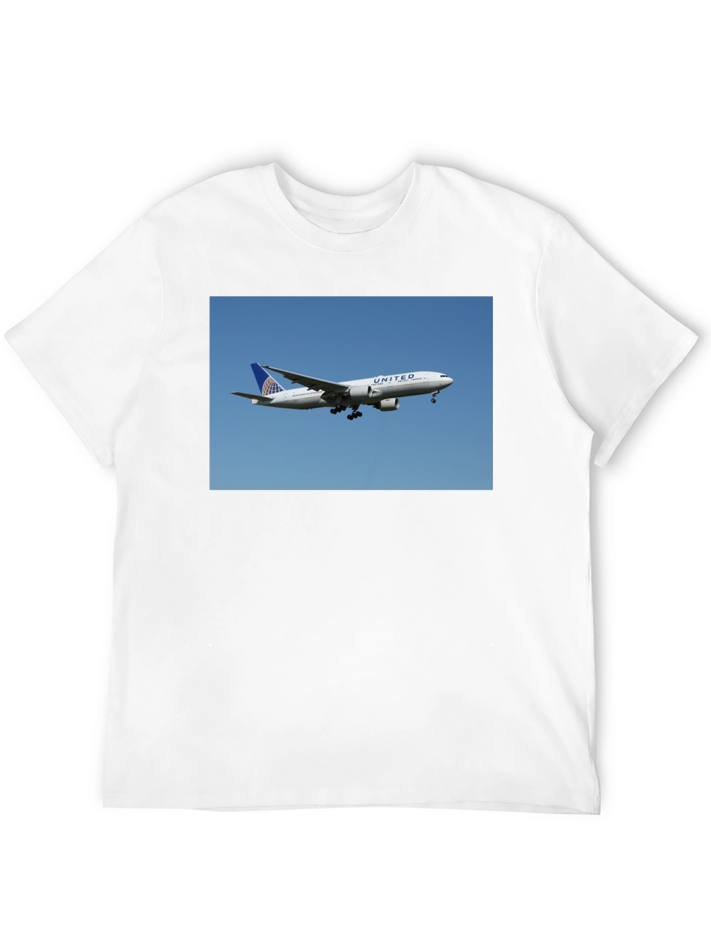 United Airlines Plane Graphic Tee