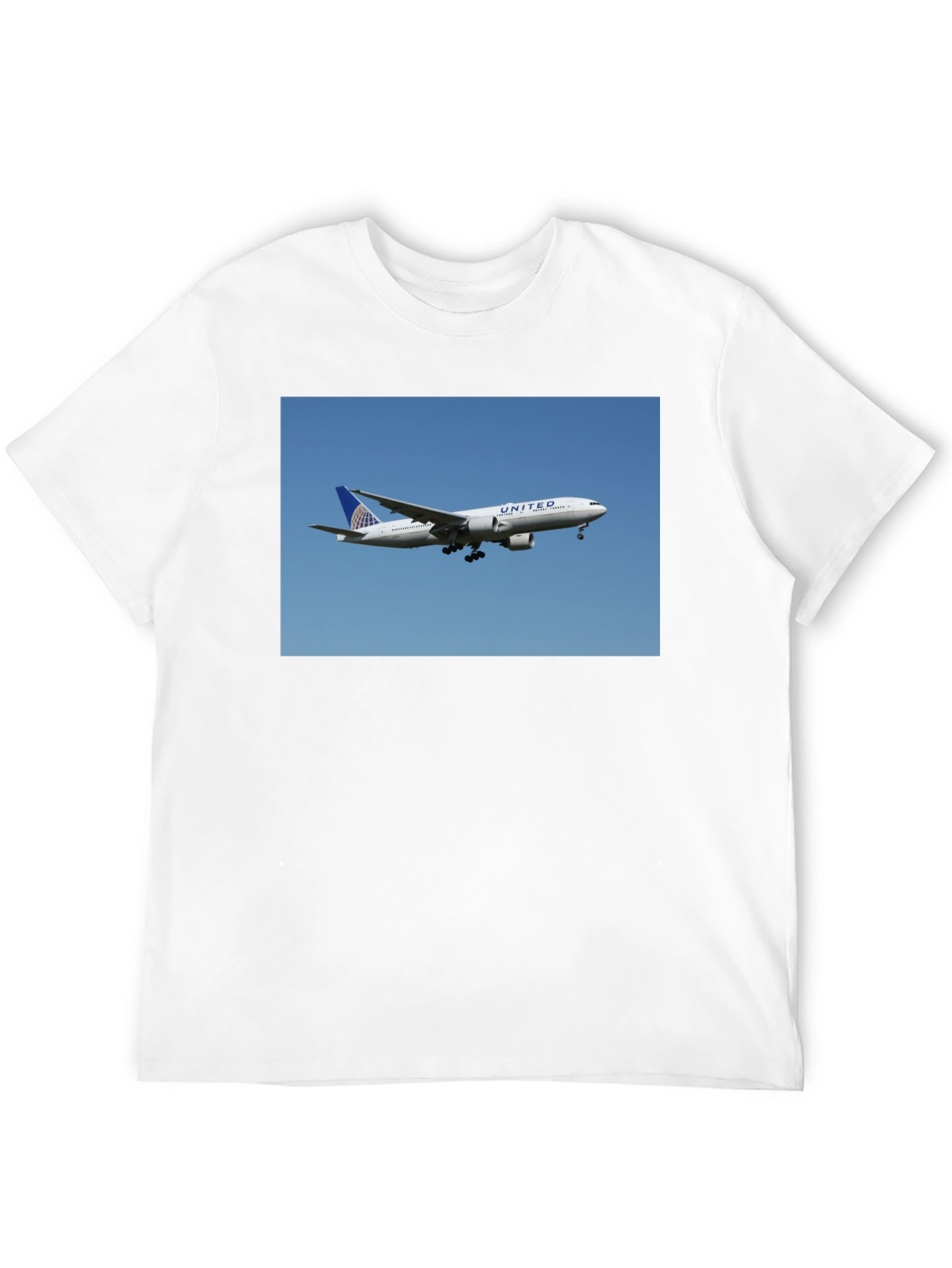 United Airlines Plane Graphic Tee