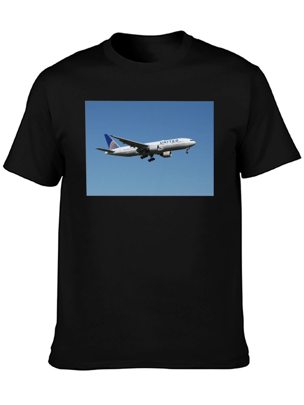United Airlines Plane Graphic Tee