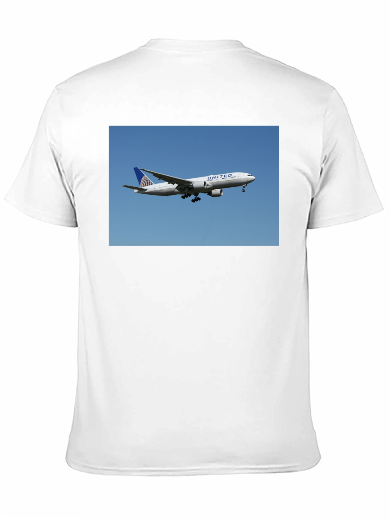 United Airlines Plane Graphic Tee
