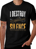 I Destroy Silence Trombone T-Shirt