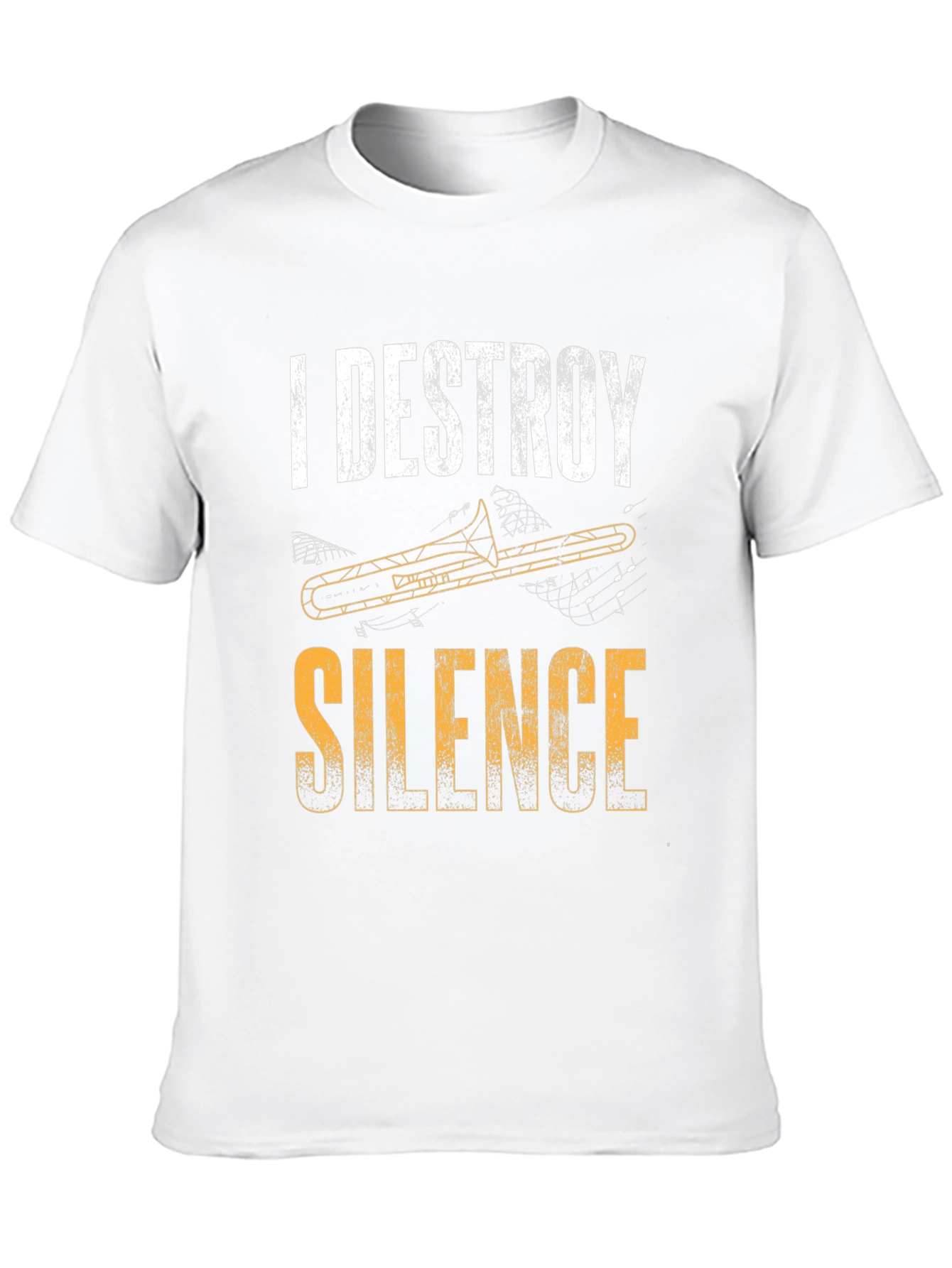 I Destroy Silence Trombone T-Shirt