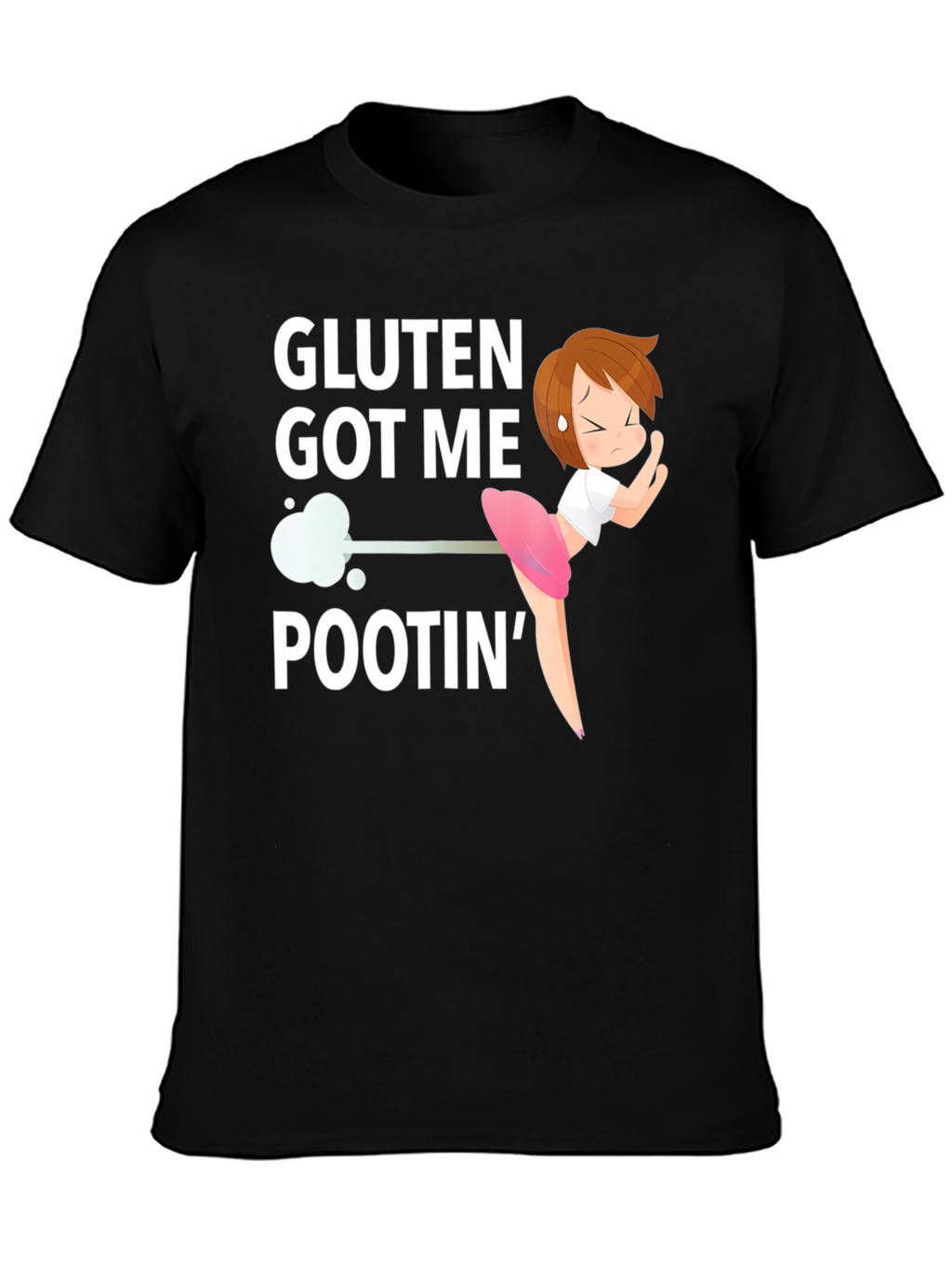Gluten Got Me Pootin Funny T-Shirt