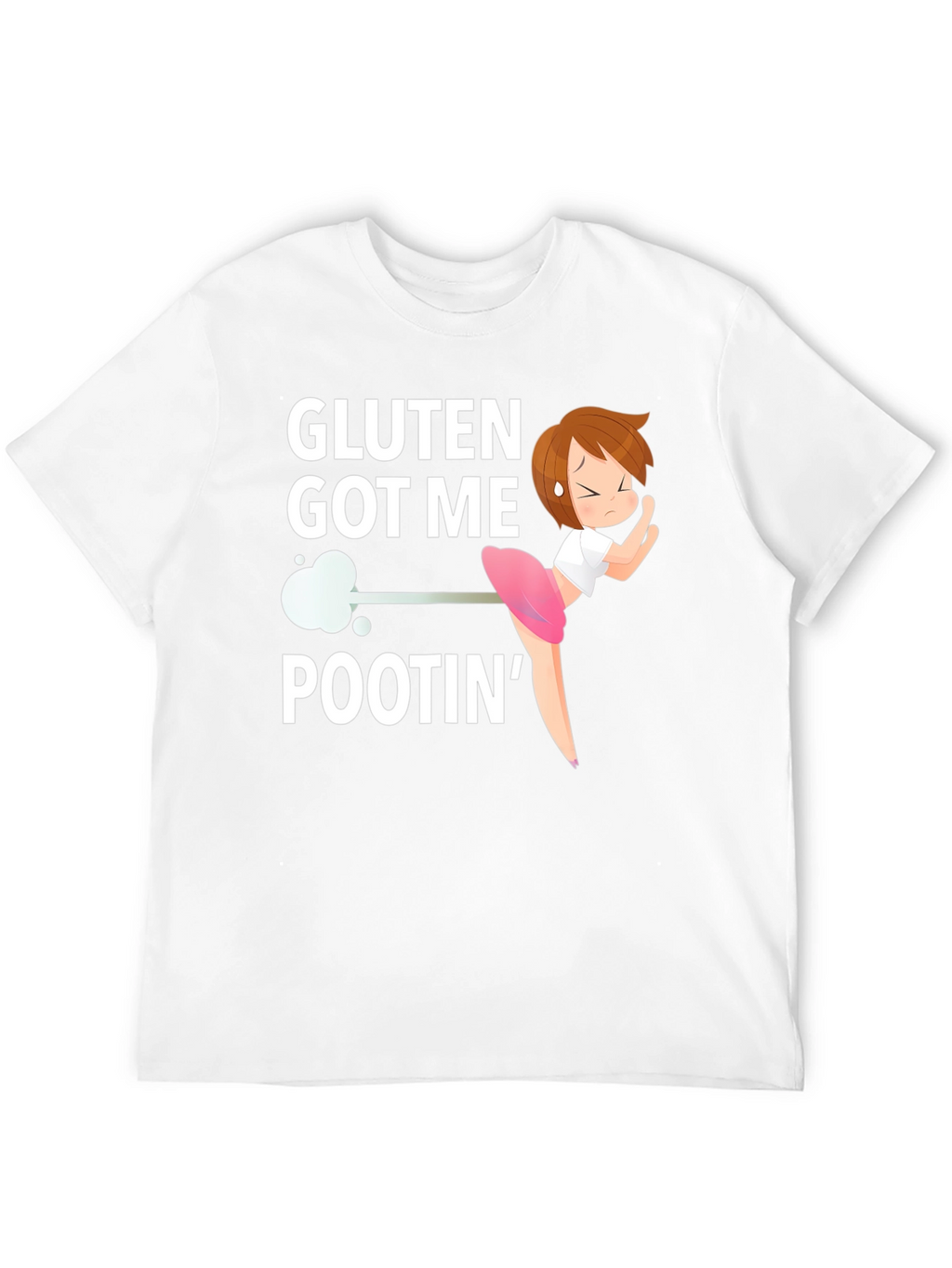 Gluten Got Me Pootin Funny T-Shirt