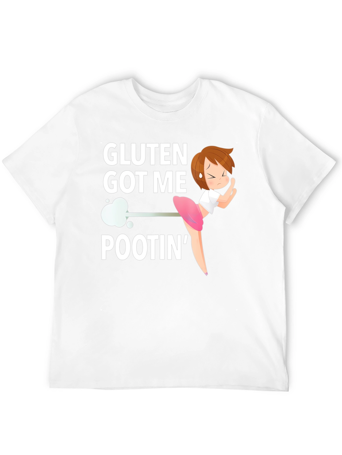 Gluten Got Me Pootin Funny T-Shirt