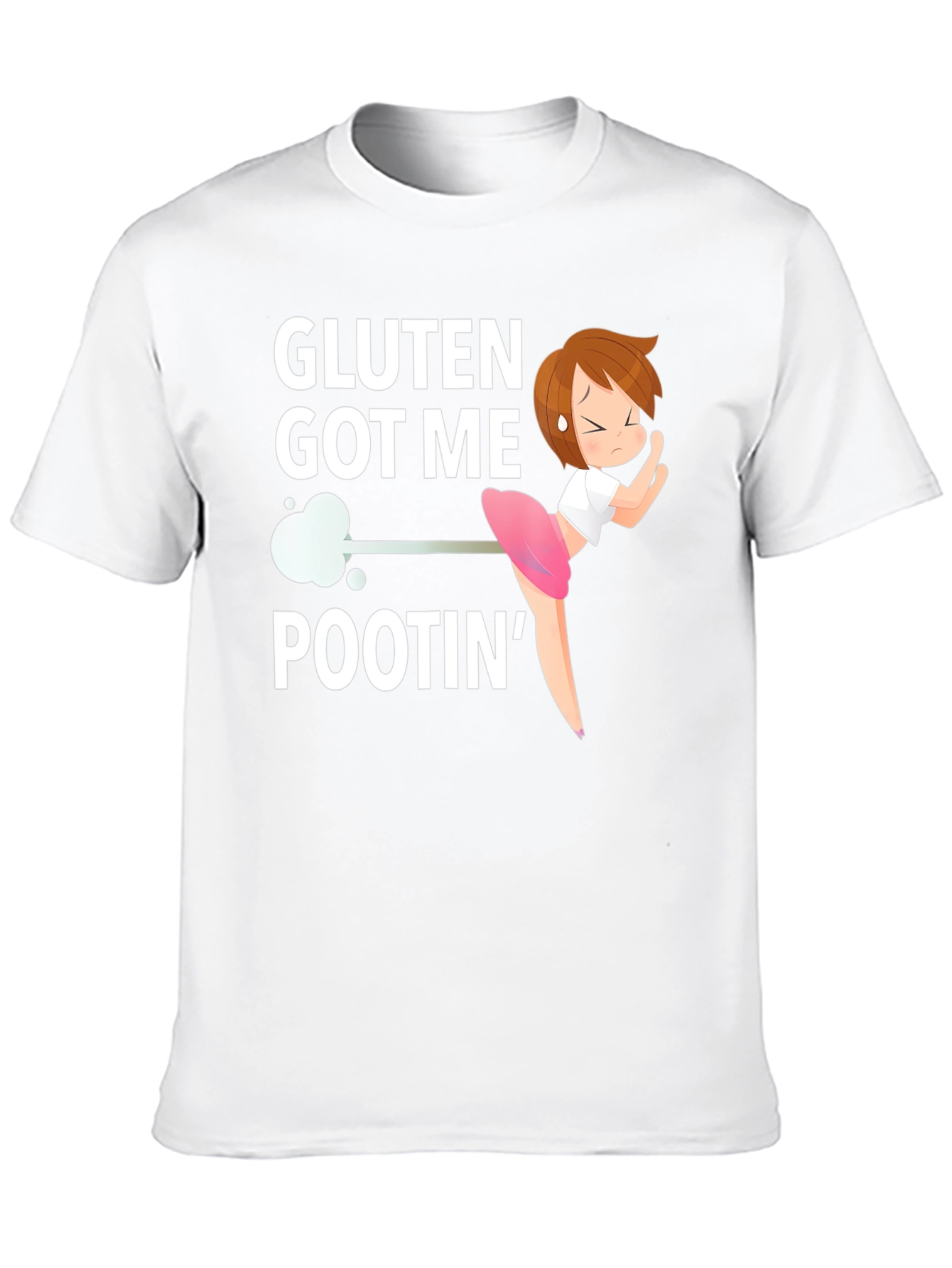 Gluten Got Me Pootin Funny T-Shirt